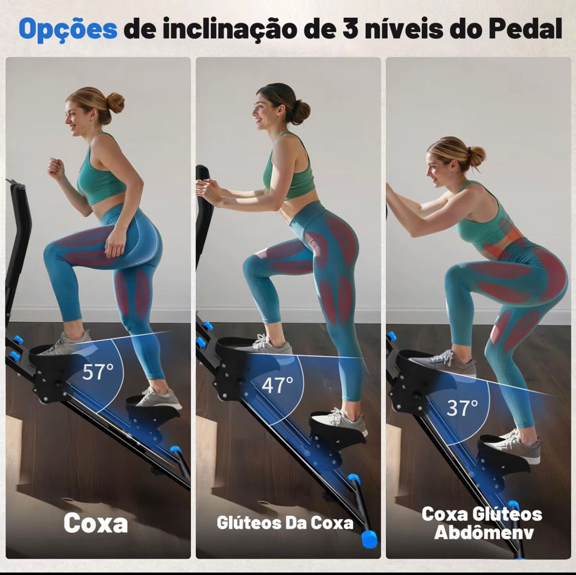 🔥 Simulador de Escada Vantero – Treino Completo e Dobrável suporta até 200KG!
