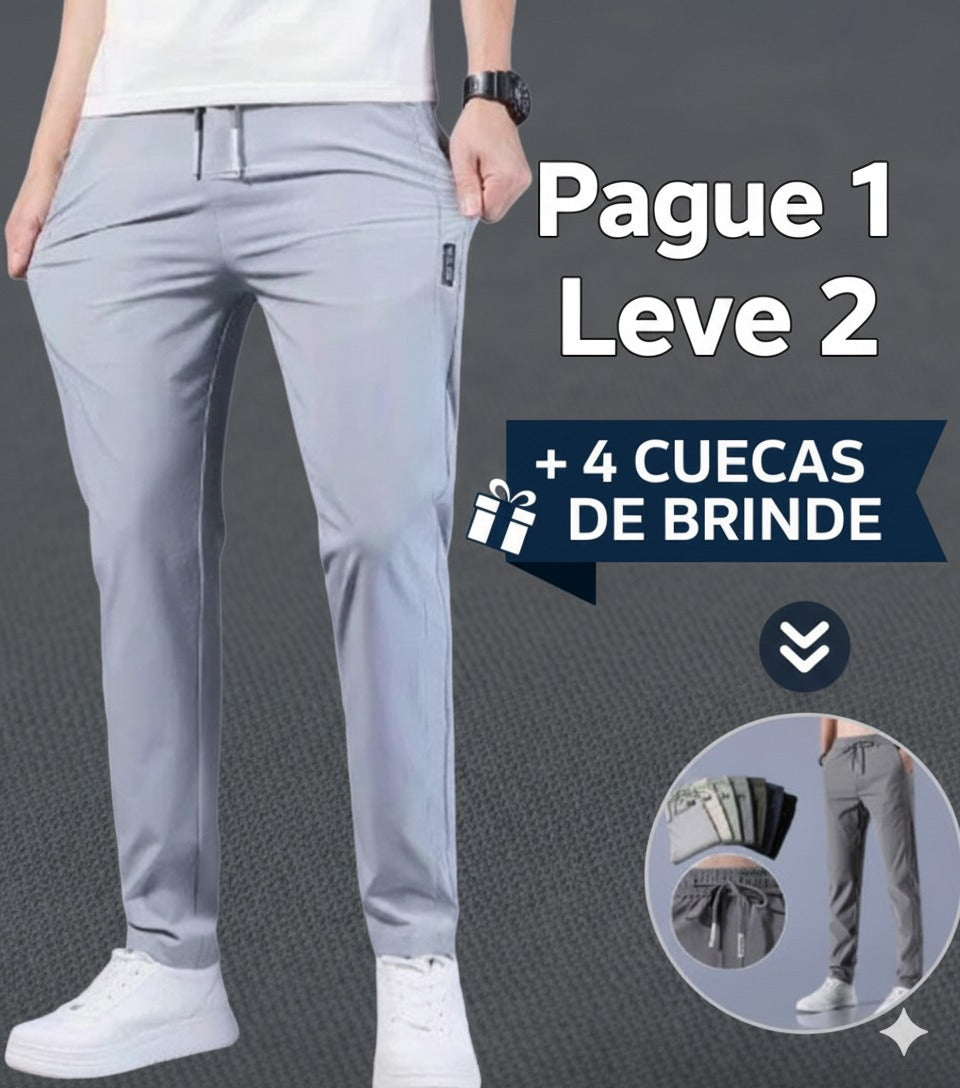 PAGUE 1 LEVE 2 - Calça Flex Confort Premium + 4 CUECAS DE BRINDE! đ„
