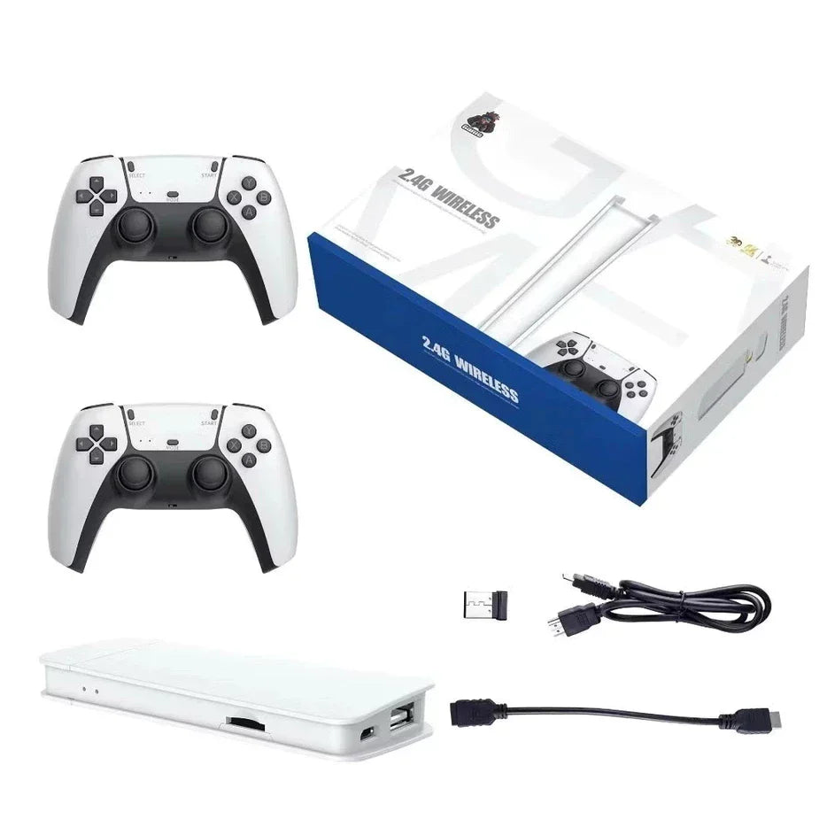 đ„ Mega Promo Console Game Stick M15 Pro 4K 3D 64GB 20mil jogos R36S K5 X12 - Branco đ„