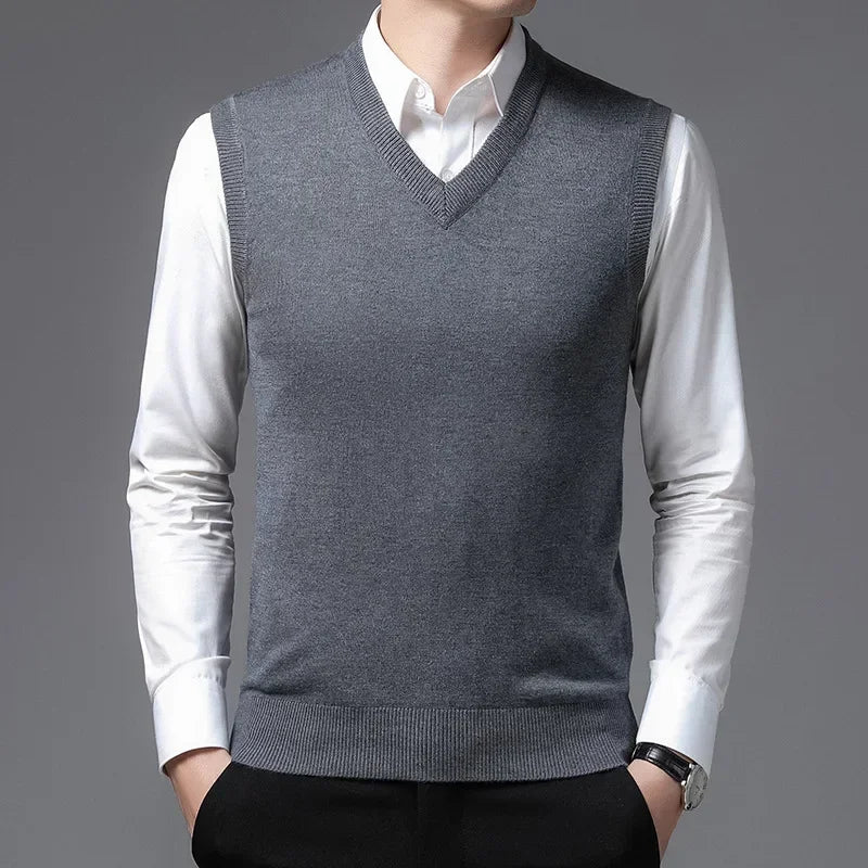 Colete Masculino de Lã - Elegância e Conforto