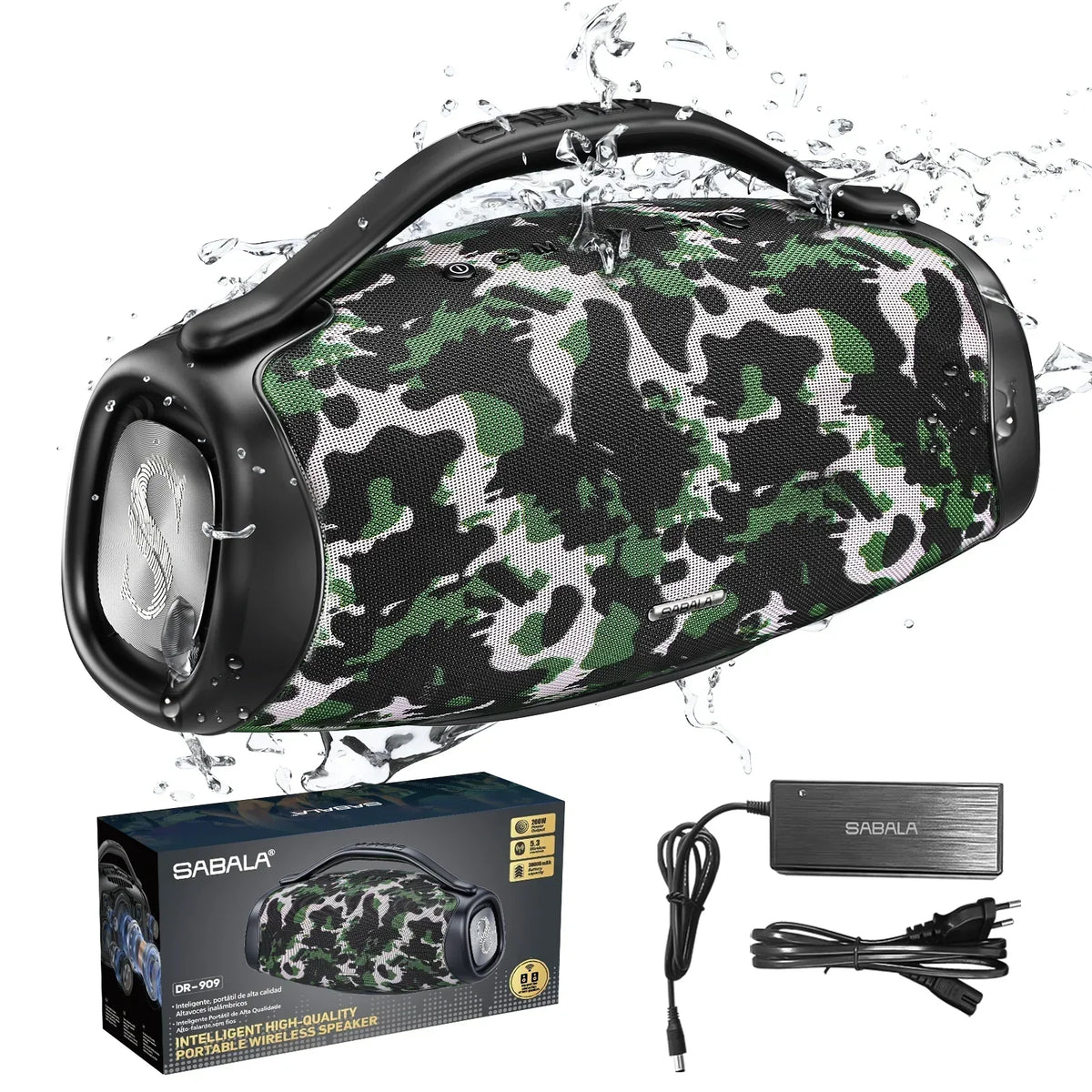 CAIXA DE SOM– 200W de Potência + Bateria 39.000mAh + Bluetooth, TWS, IPX6 + Brindes Exclusivos