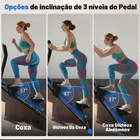 🔥 Simulador de Escada Vantero – Treino Completo e Dobrável suporta até 200KG!