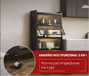 [LEVE 2, PAGUE 1] Armário em Aço Multifuncional 5 em 1 + BRINDES EXCLUSIVOS