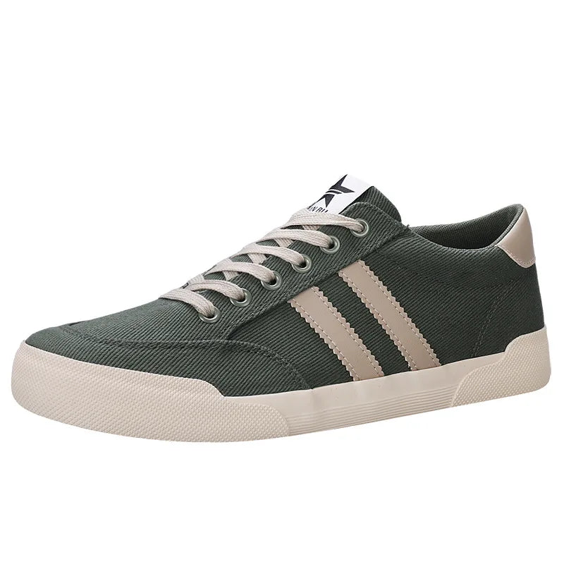 Tênis Masculino Casual de Lona de Algodão
