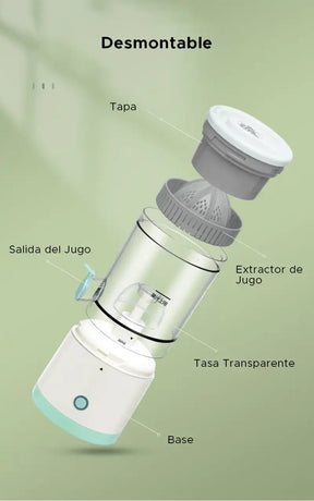 Exprimidor Eléctrico Portátil Recargable JuiceEase
