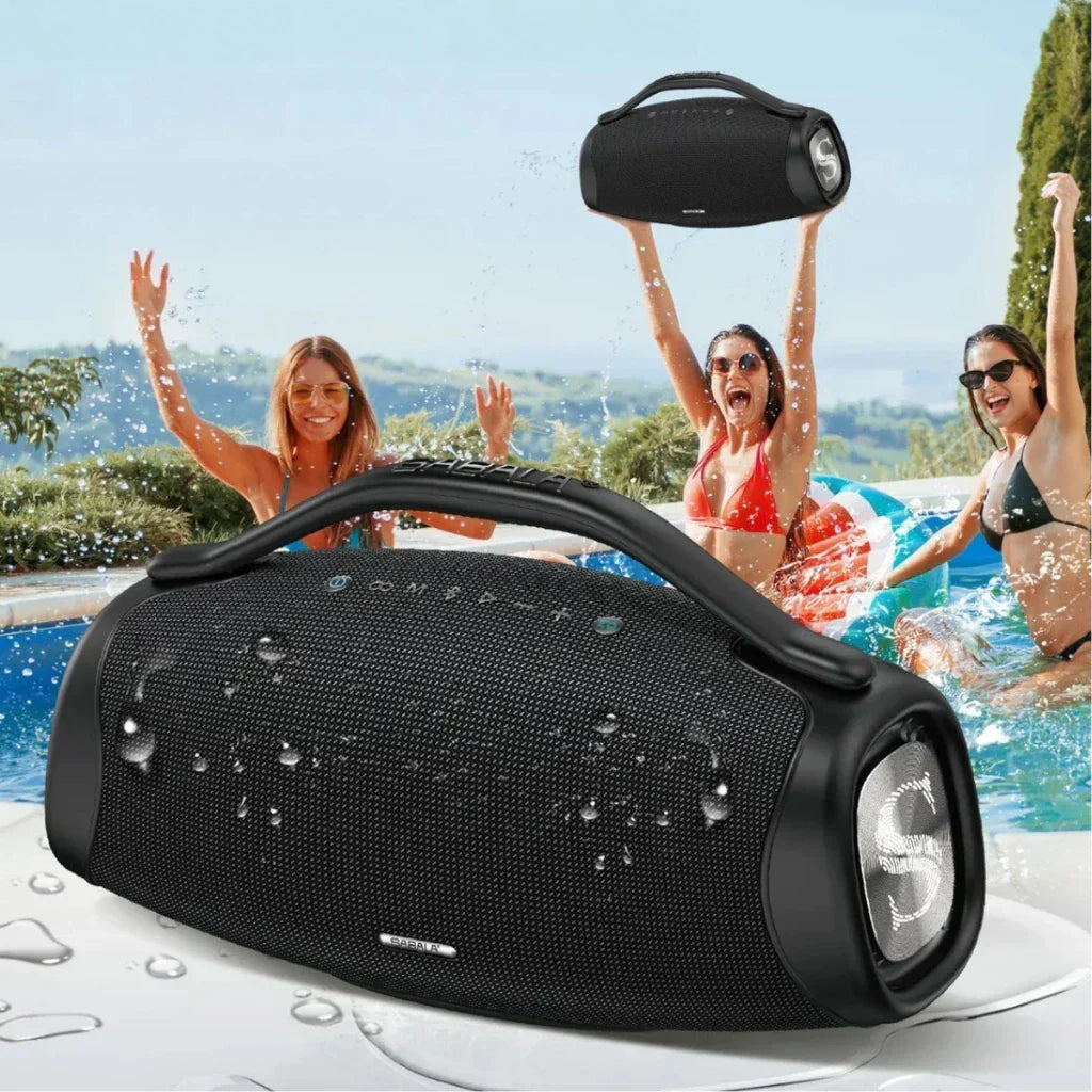 🔥  ÚLTIMAS UNIDADES!! 🔥 Caixa de Som Premium Boombox DR-909 Bluetooth 200w 39000mah Tws Ipx6 + Brindes.
