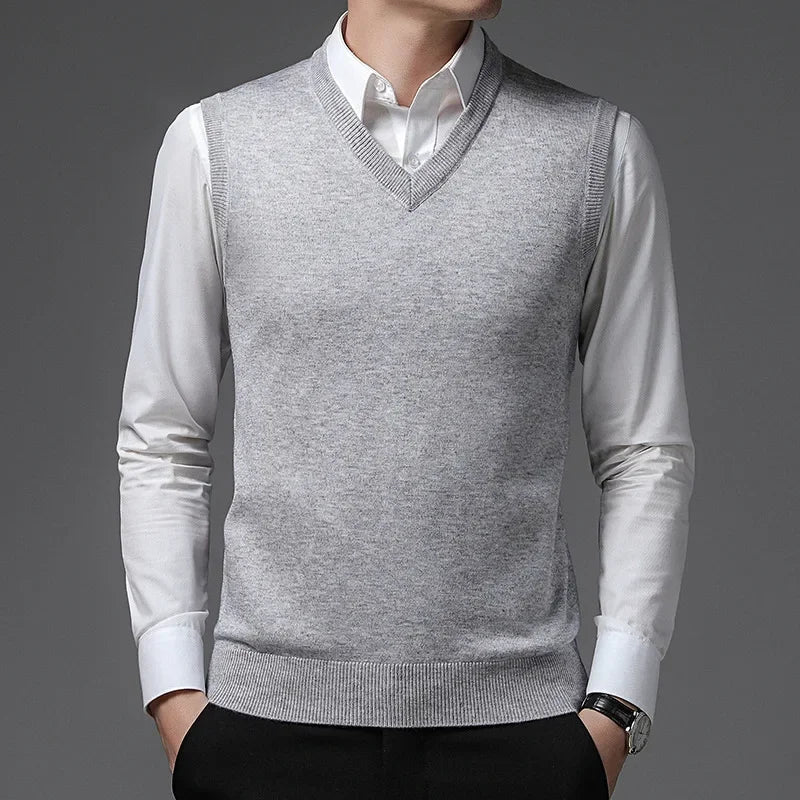 Colete Masculino de Lã - Elegância e Conforto