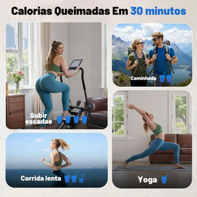 🔥 Simulador de Escada Vantero – Treino Completo e Dobrável suporta até 200KG!