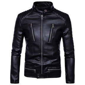 Jaqueta de Couro Masculina - Proteção e Estilo para Motociclistas